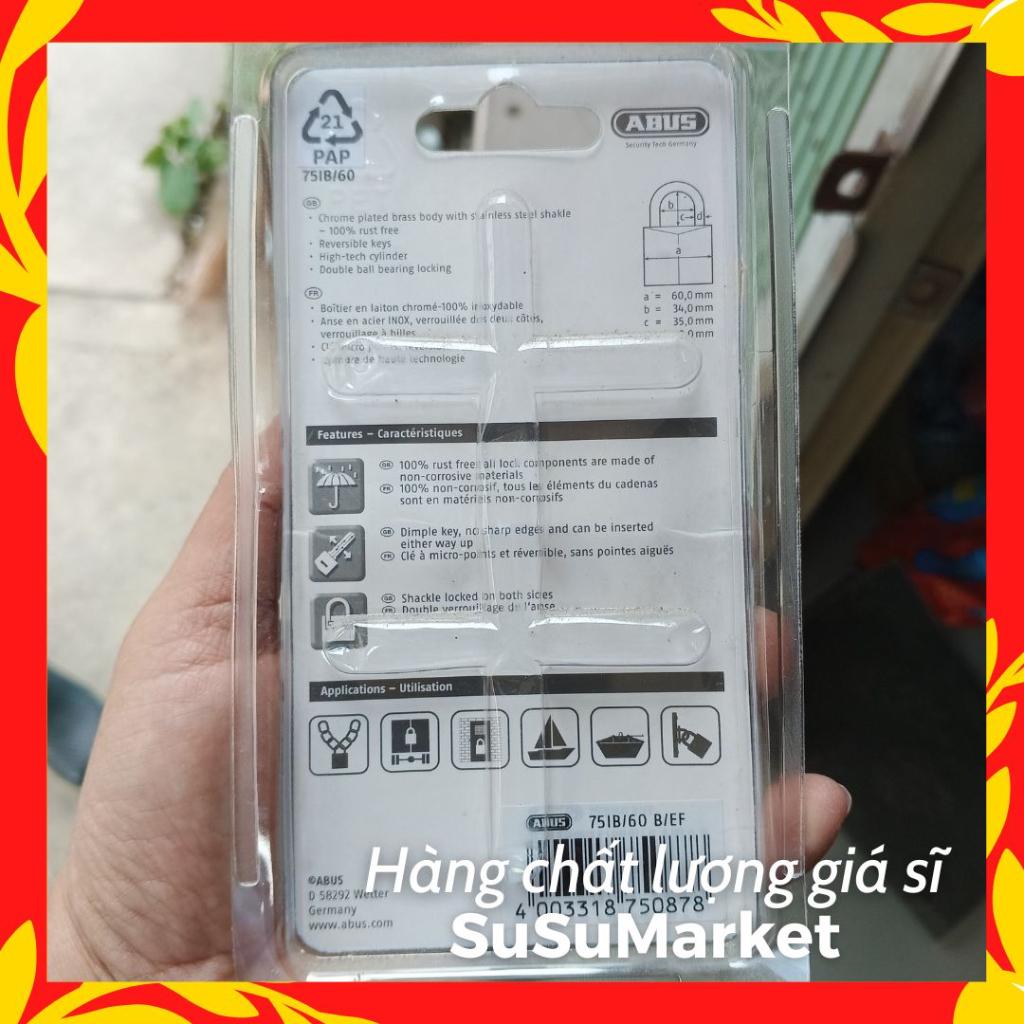 Ổ khoá ABUS Marine 75IB/50-60 | Kháng nước khắng mặn | Sử dụng được trong môi trường nước |