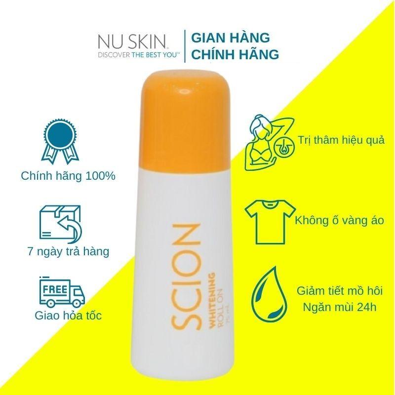 Lăn khử mùi Scion 75ml khử mùi cơ thể, mùi hôi chân, dưỡng trắng, giảm thâm và lưu giữ mùi hương lâu