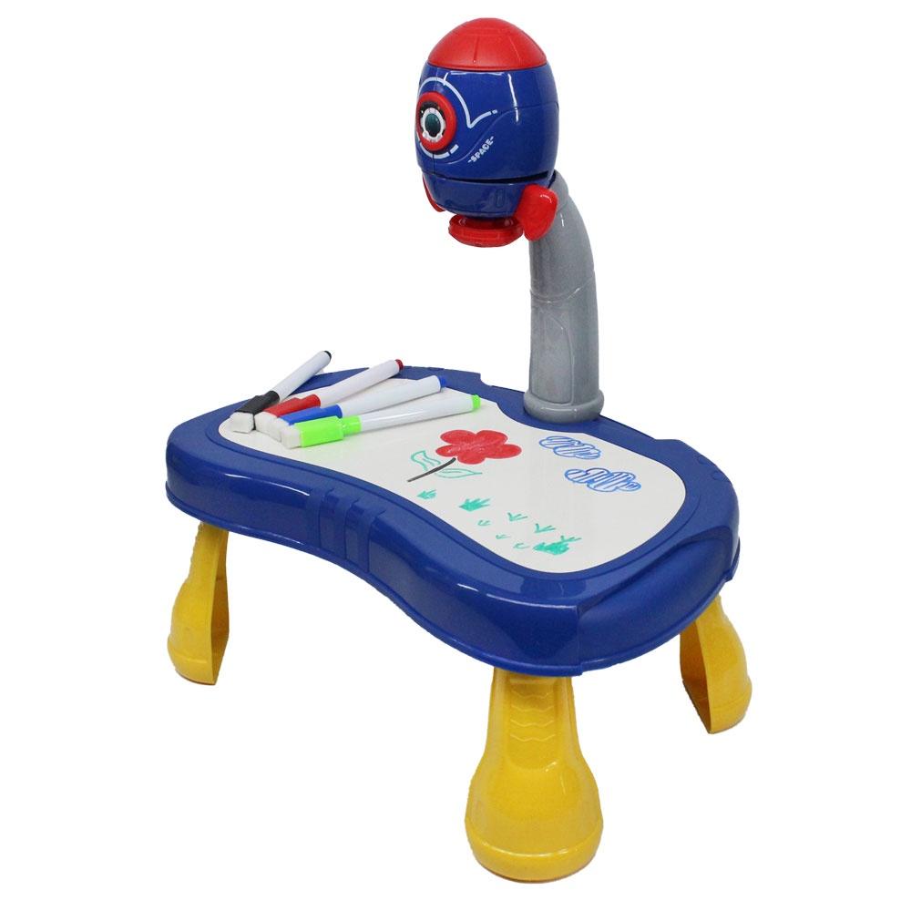 Đồ chơi bảng chiếu tập vẽ thông minh dùng pin hình phi thuyền VBC-6635