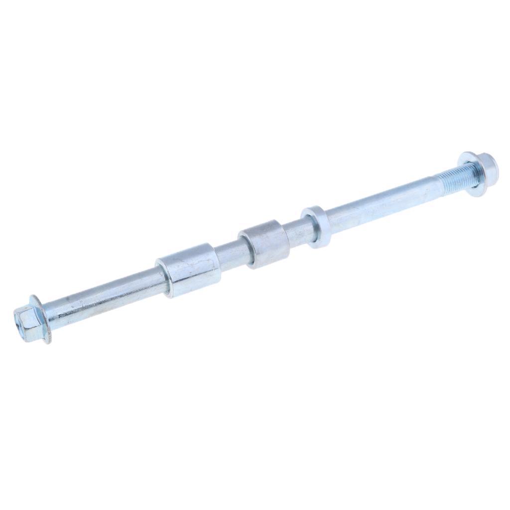 2X 12mm 230mm universal motorcycle bike front wheel rear wheel axle axle 3