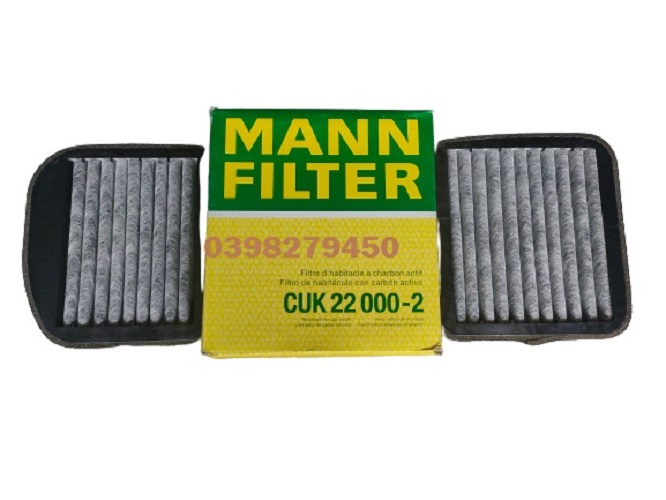 LỌC GIÓ ĐIỀU HÒA MANN FILTER CHO MERCEDES BENZ CUK22000-2 (MÃ: A210830 0218; A210 8300318; A210830 1118; A220 8300118)