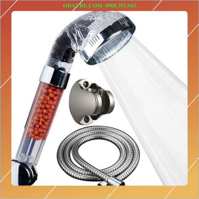 Bộ tay sen tắm tăng áp có hạt lọc nano