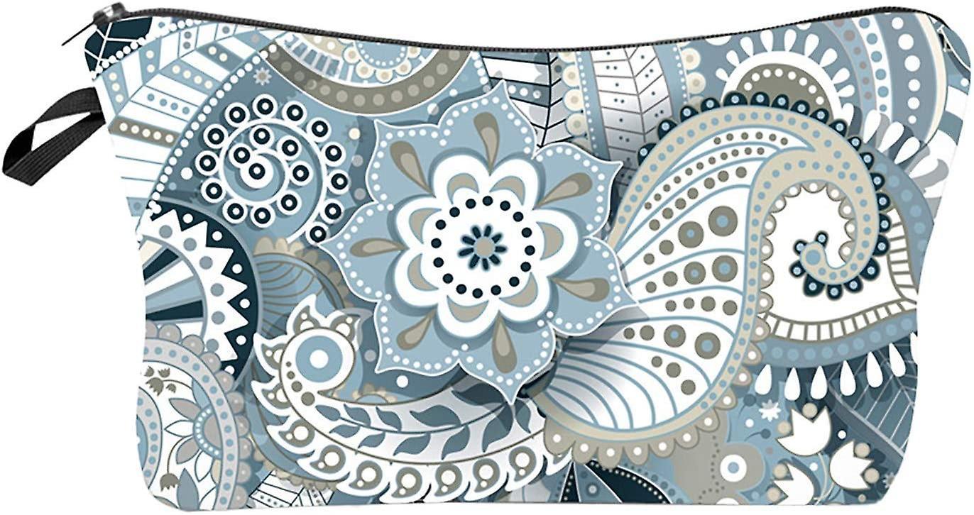 Túi mỹ phẩm đầy màu sắc cổ điển Túi trang điểm nhỏ Bộ dụng cụ nhà vệ sinh với dây kéo cho phụ nữ