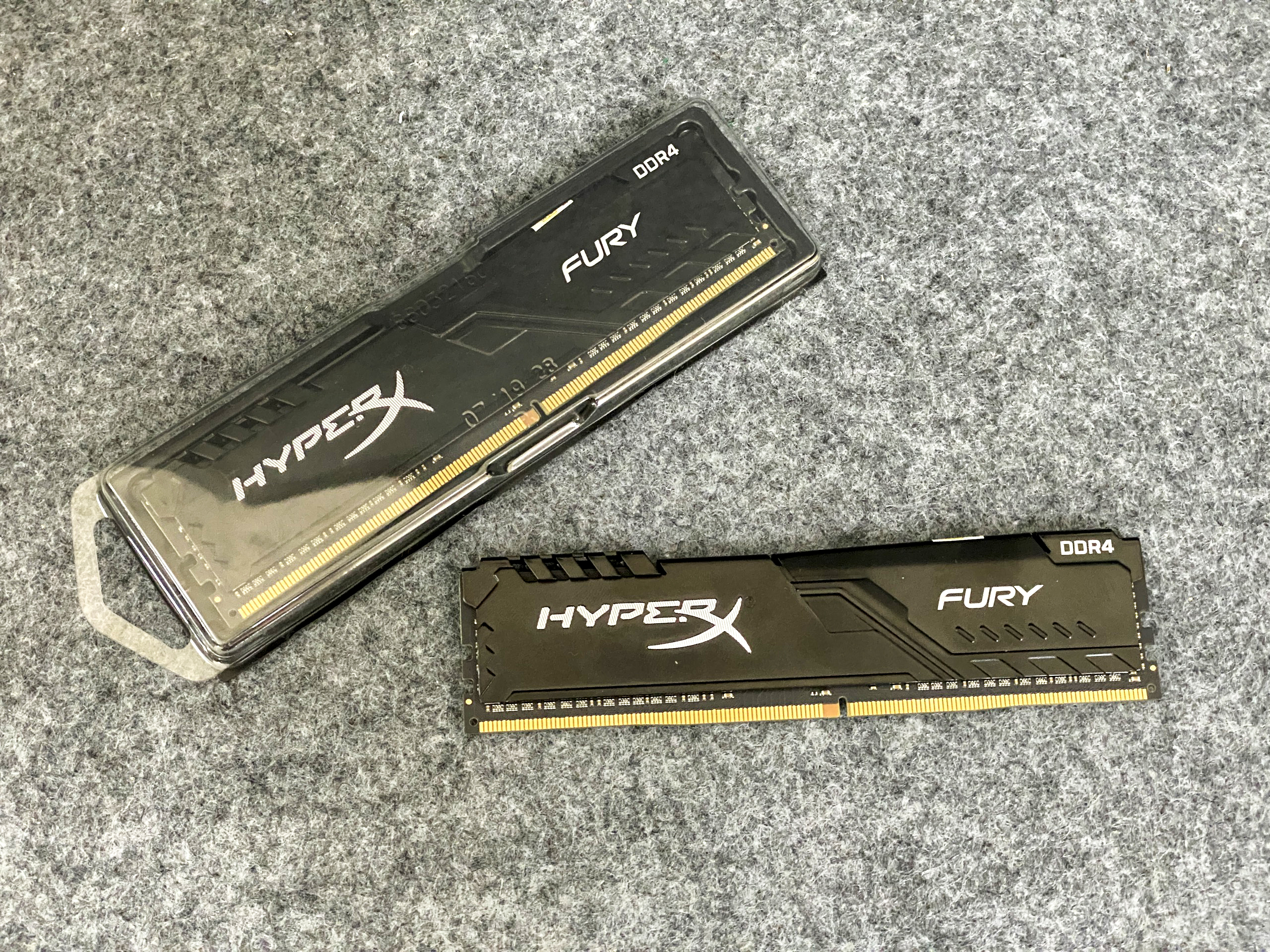 RAM DDR4 8GB 3200 tản thép HyperX Fury (1x8GB) DDR4 3200MHz