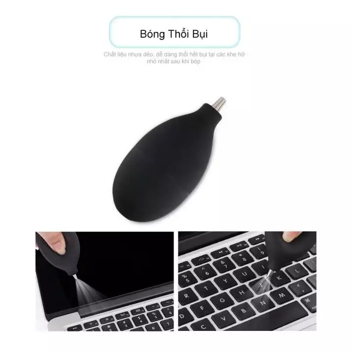 Bộ Vệ Sinh Laptop Cao Cấp 5 IN 1 - Dành Cho Macbook, Máy Ảnh, Ống Kính/Lens, Màn Hình, Bàn Phím, Điện Thoại