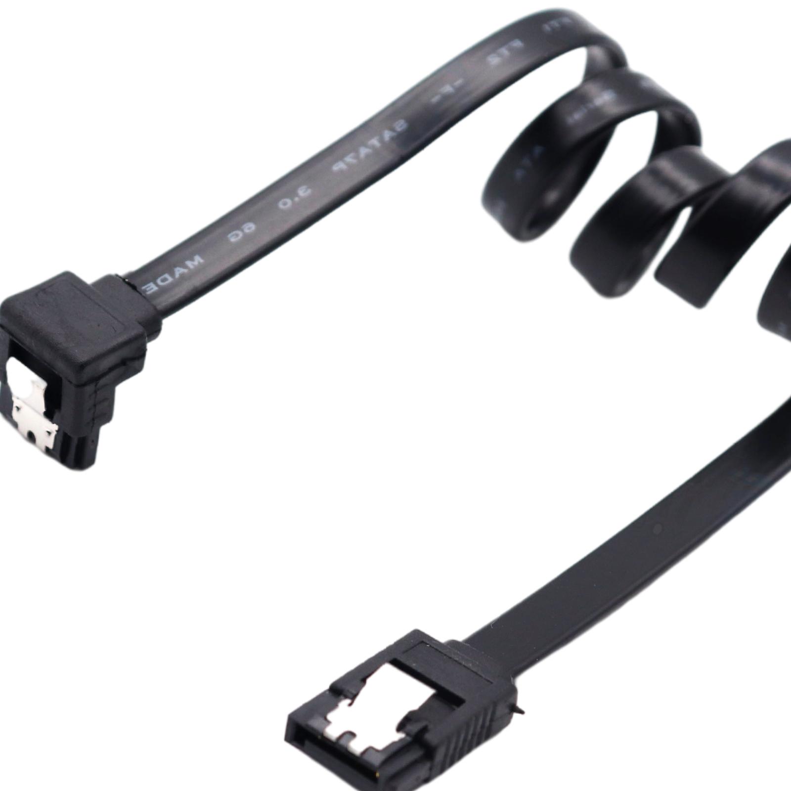 SATA 3.0 SATA III 6GB Data Cable with PVC Cable Jacket Foamed Polyolefin Insulation for SATA HDD PC Desktop Computer Motherboard