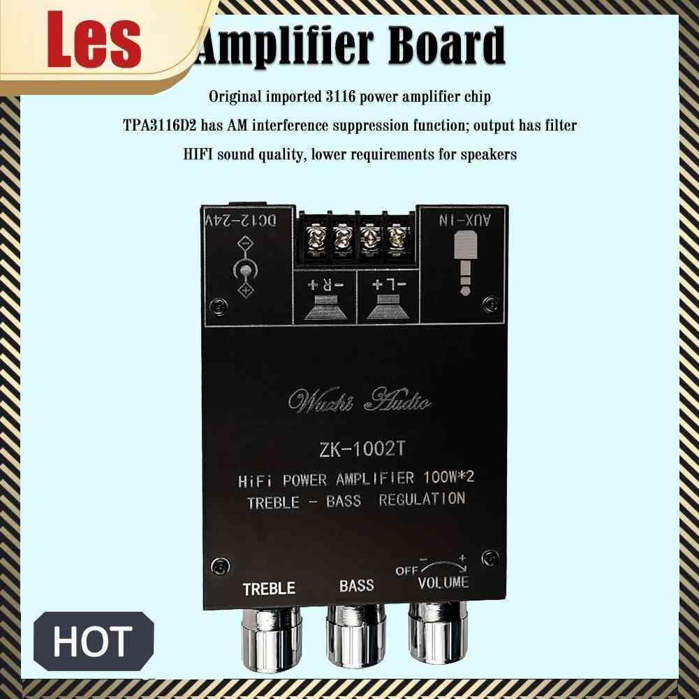 Bảng Mạch Khuếch Đại Âm Thanh ZK-1002T HIFI 2.0 Kênh 100Wx2 Chuyên Dụng