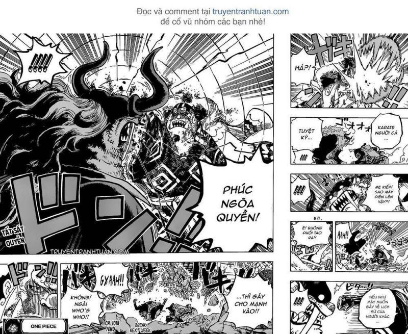 đảo hải tặc - one piece chapter 1018 16