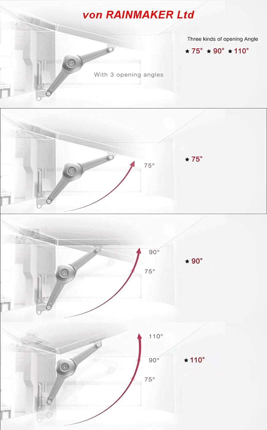 Phụ kiện chắc chắn tiêu chuẩn cho nắp và nắp đậy Hệ thống nâng giữ Ổ chứa lực cho hệ thống cửa nâng Bản lề cho nội thất tủ Gói 1