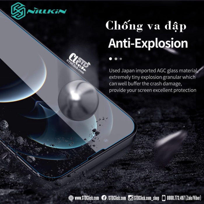 KÍNH CƯỜNG LỰC DÀNH CHO ĐIỆN THOẠI IPHONE 14 PLUS - 14 NILLKIN H+PRO 0.2mm 2.5D