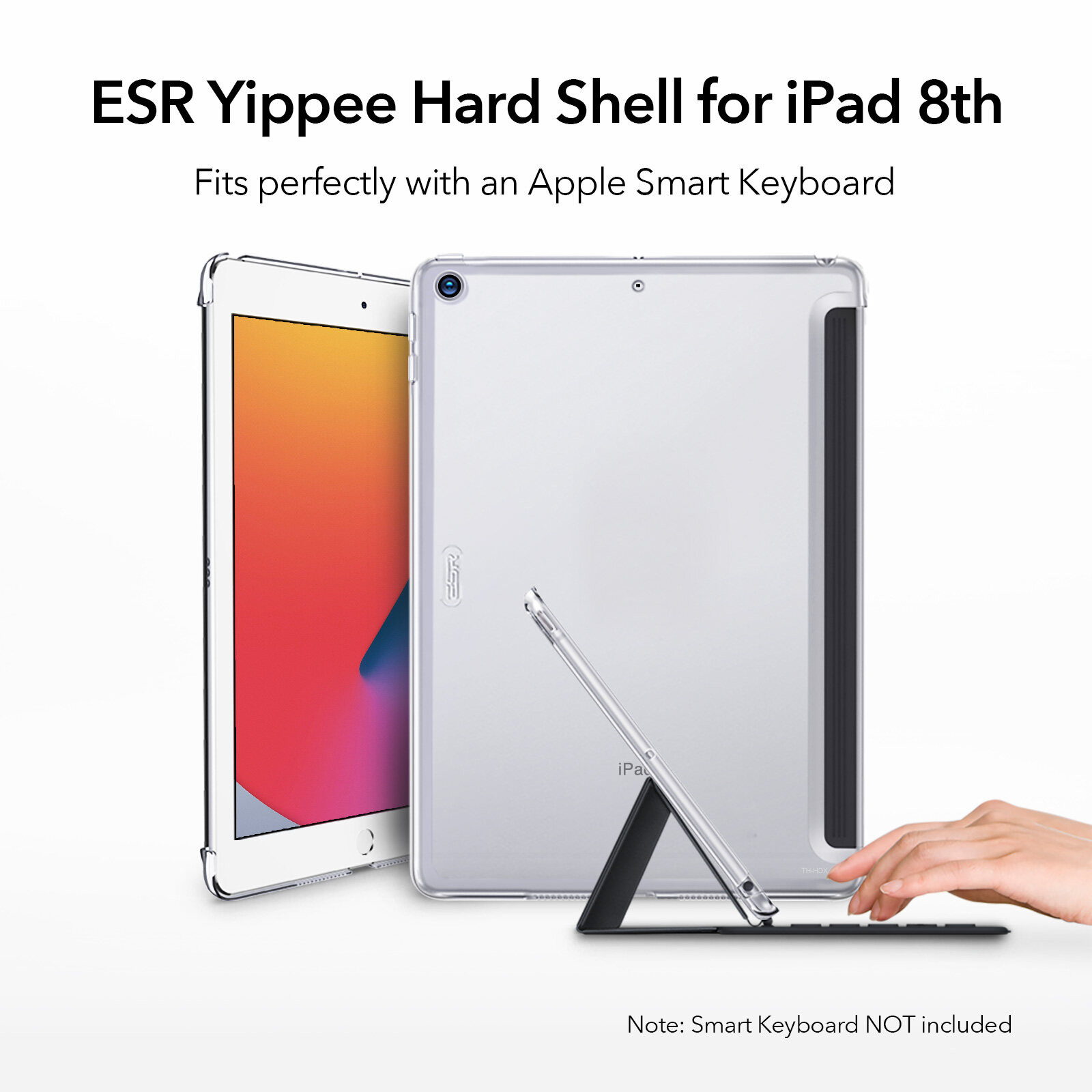 Ốp Case Trong Suốt ESR Ascend Ultra Clear dành cho Ipad Gen 7/8/9 10.2 inch- Hàng Chính Hãng