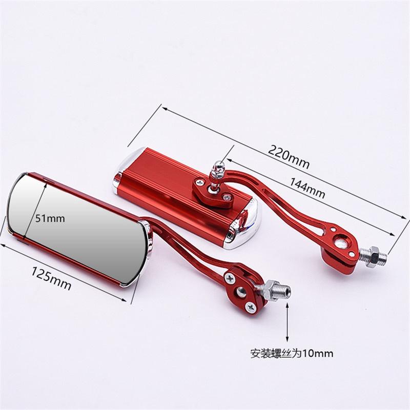 Gương Chiếu Hậu 6 Màu Bằng Hợp Kim Nhôm Cnc Cho Xe Máy 8mm 10mm