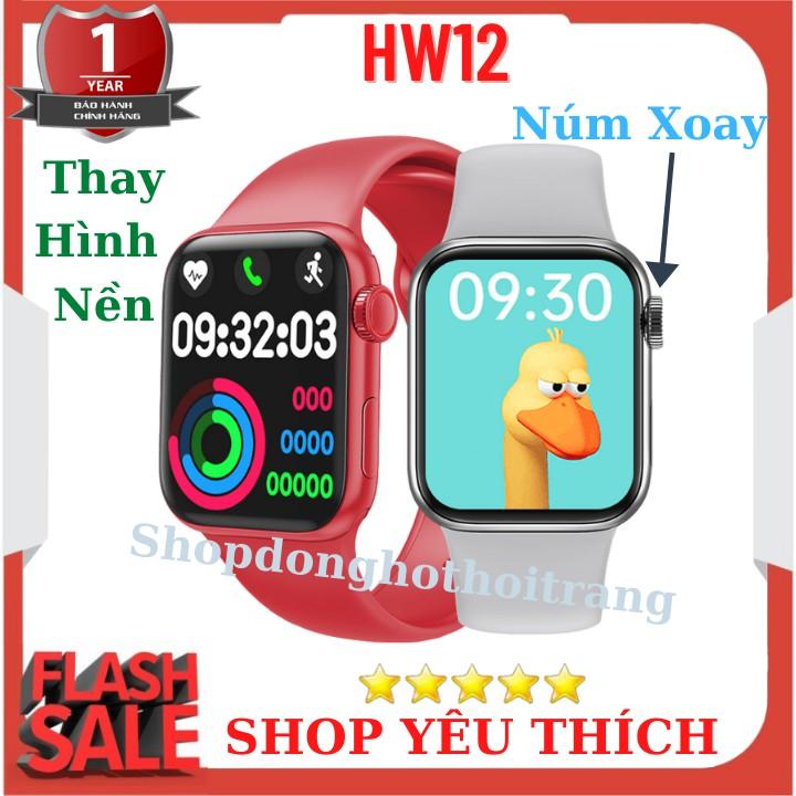 Đồng Hồ Thông Minh HW12 Tiếng Việt , Nghe Gọi , Thay Đổi Hình Nền , Nút Xoay Digital Crown cực mượt