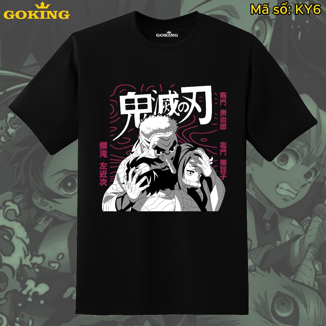 Áo thun in hình Urokodaki Kimetsu No Yaiba, mã KY6. Áo phông Thanh Gươm Diệt Quỷ Demon Slayer cho nữ nam trẻ em