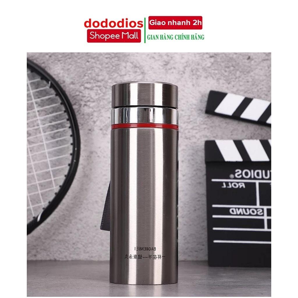 DODODIOS bình đựng nước giữ nhiệt bằng inox có quai đeo tiện dụng 1000ml - Hàng chính hãng