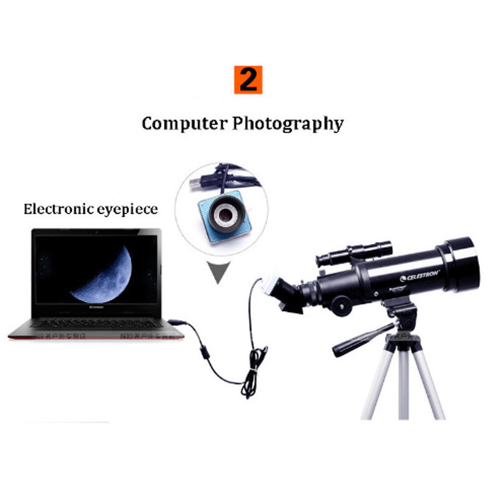 Kính thiên văn Celestron F70400 chính hãng ngắm thiên văn, ngắm cảnh mặt đất như ống nhòm, có ba lô kèm theo để đựng cả bộ kính, nhỏ gọn du lịch, dã ngoại phù hợp khám phá