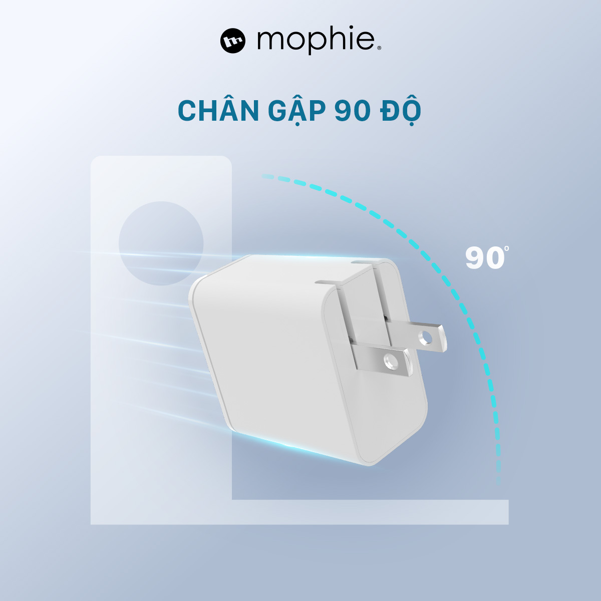 Sạc nhanh Mophie Power Delivery 45W GaN - Hàng chính hãng