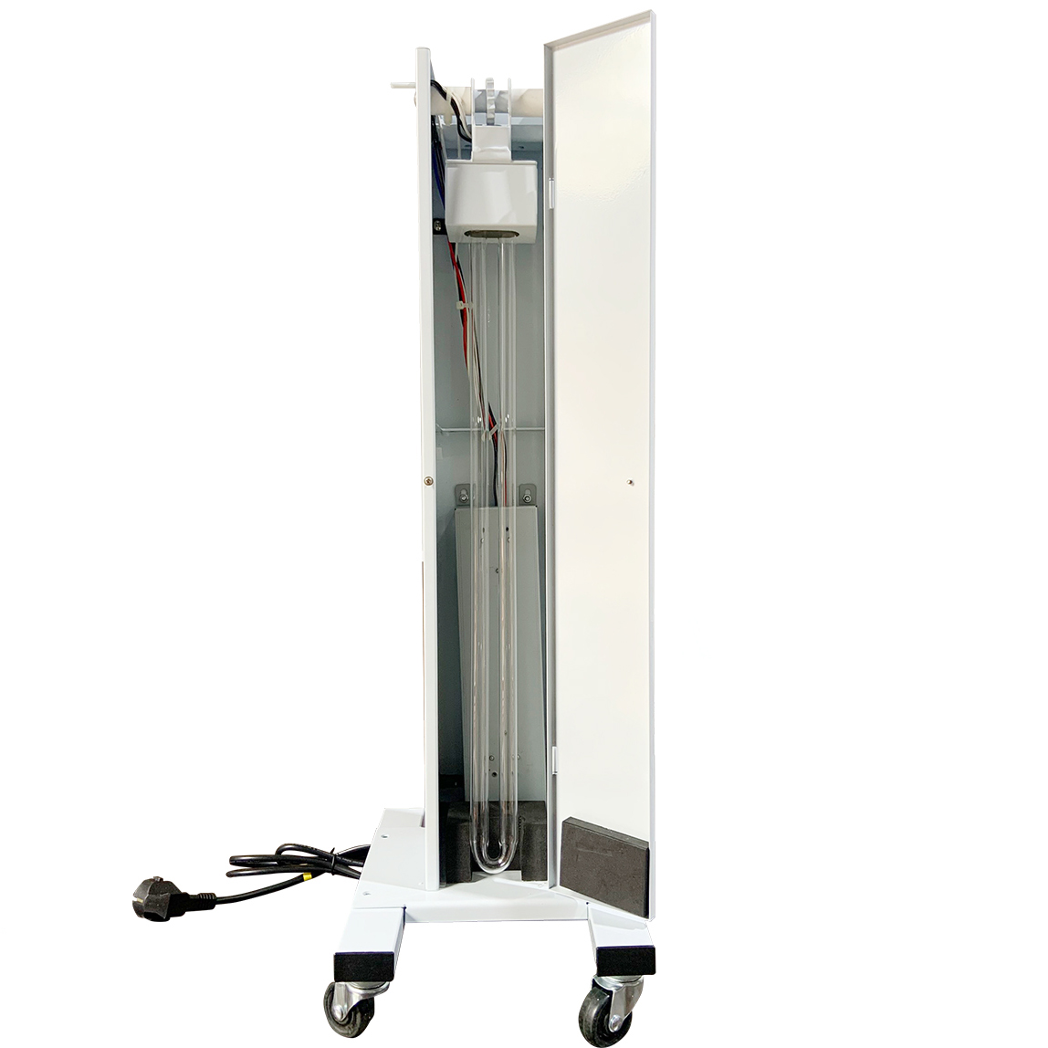Đèn UVC khử trùng phòng di động Dr.Ozone Dr.Air UV 80W kèm bộ điều khiển từ xa, dùng cho 60m2 - Hàng Chính Hãng