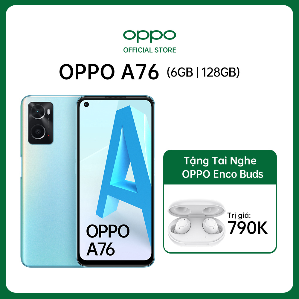 Điện Thoại Oppo A76 6GB/128GB - Hàng Chính Hãng