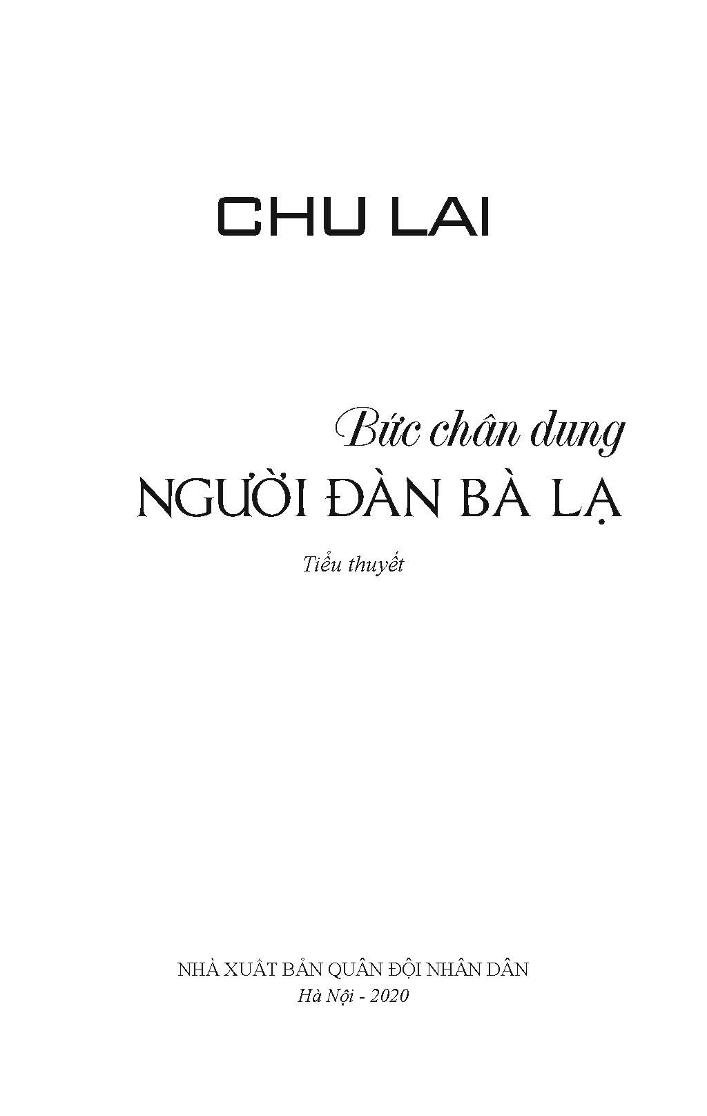 Bức Chân Dung Người Đàn Bà Lạ