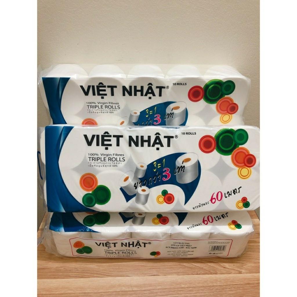 GIẤY VỆ SINH VIỆT NHẬT KHÔNG LÕI 3 LỚP CAO CẤP