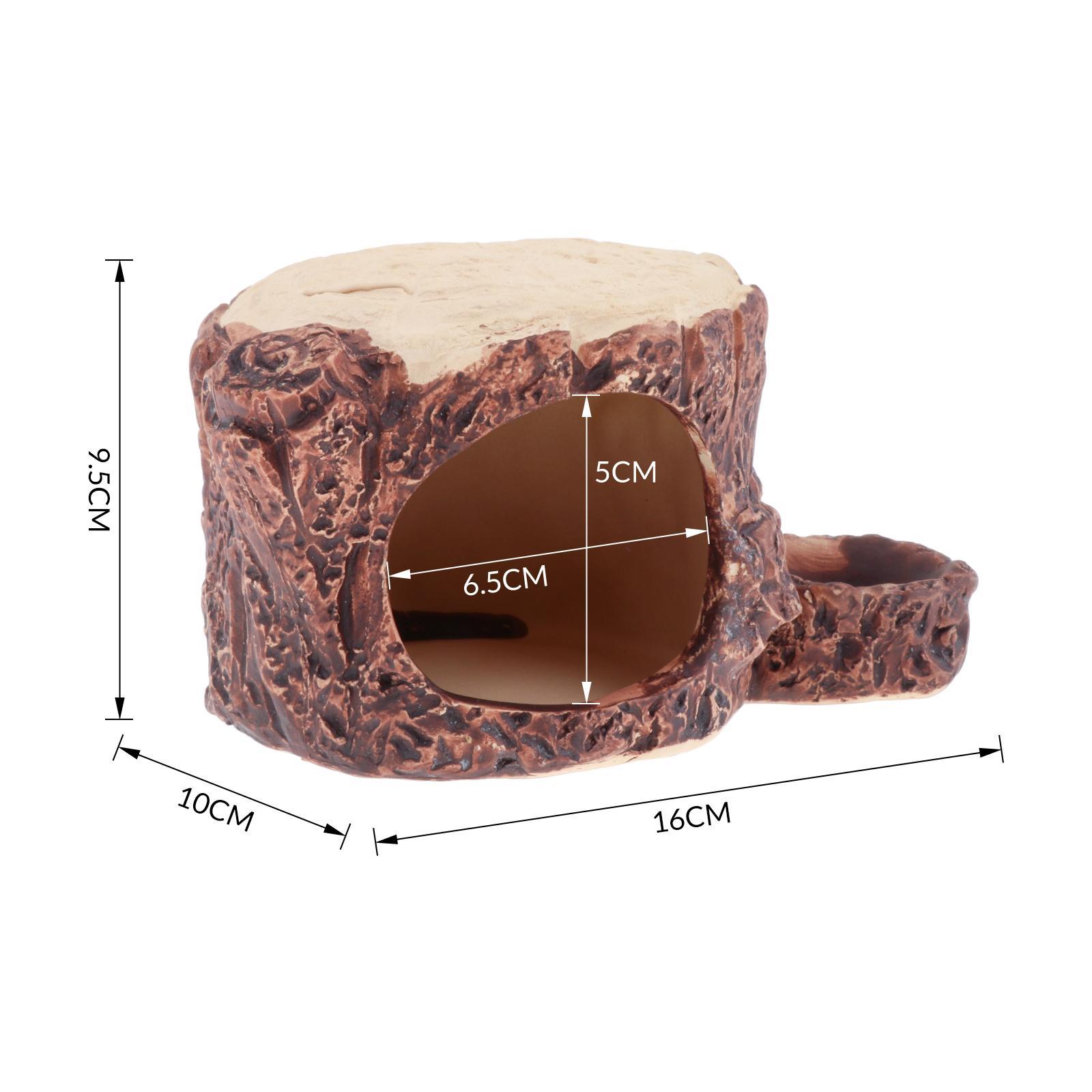 Ceramic Cave Bed Habitat Hut Decorative Chinchillas Hamster Houses Hideout