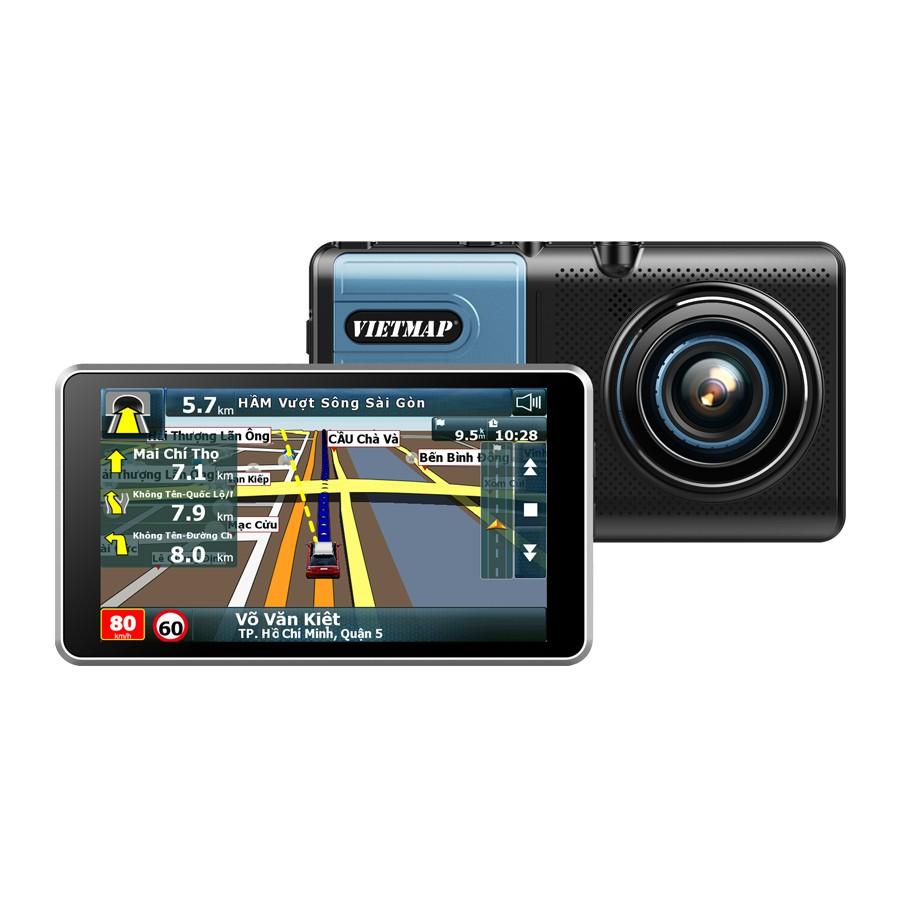 VIETMAP A50 - Camera Hành Trình Ô Tô Trước Sau + Dẫn Đường GPS + Thẻ 32GB