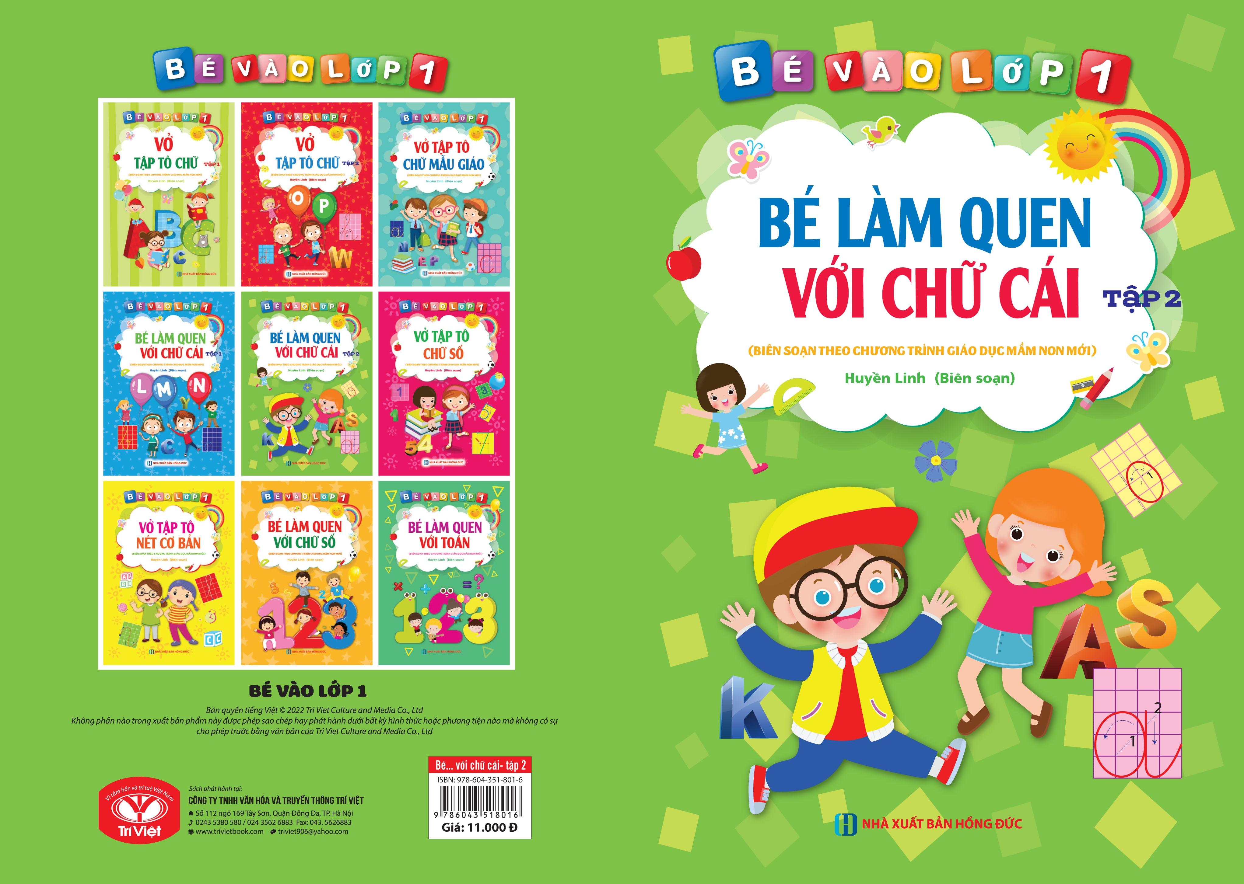 Bé Vào Lớp 1 - Bé Làm Quen Với Chữ Cái - Tập 2