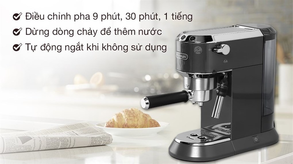 Máy pha cafe Delonghi EC785.GY - Hàng Chính Hãng