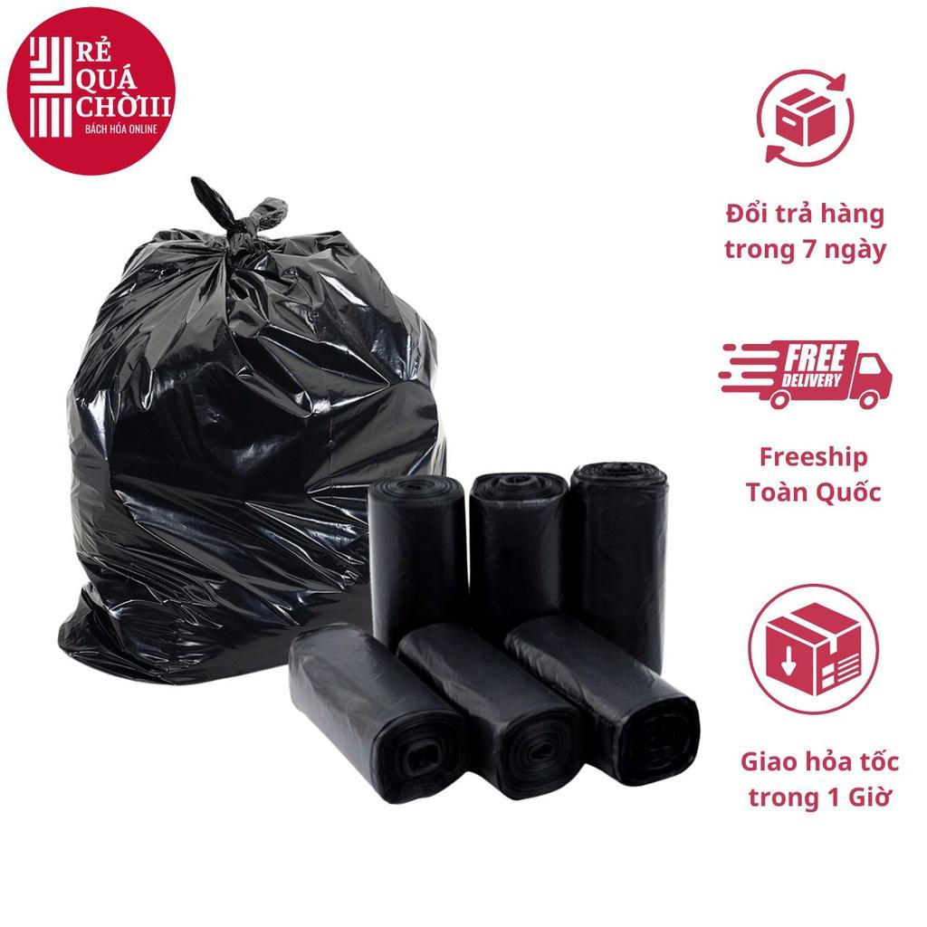 Túi đựng rác, túi bóng đen rác dạng cuộn ( 1 Cuộn: Tiểu~ 25 cái, Trung ~15 cái, Đại ~ 10 Cái ) ~ Mã: 008