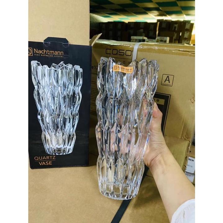 Lọ Hoa Pha Lê Nachtmann Quartz 88332 VASE, Cao 26cm, Lọ Thủy Tinh Cao CấpTrang Trí Phòng Khách, Nhập Đức