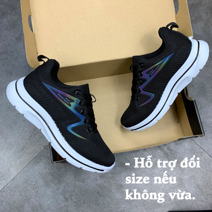 Giày thể thao nữ sneaker chính hãng thương hiệu ZAVAS êm nhẹ thoáng khí công nghệ ép nhiệt cao 3cm - S408