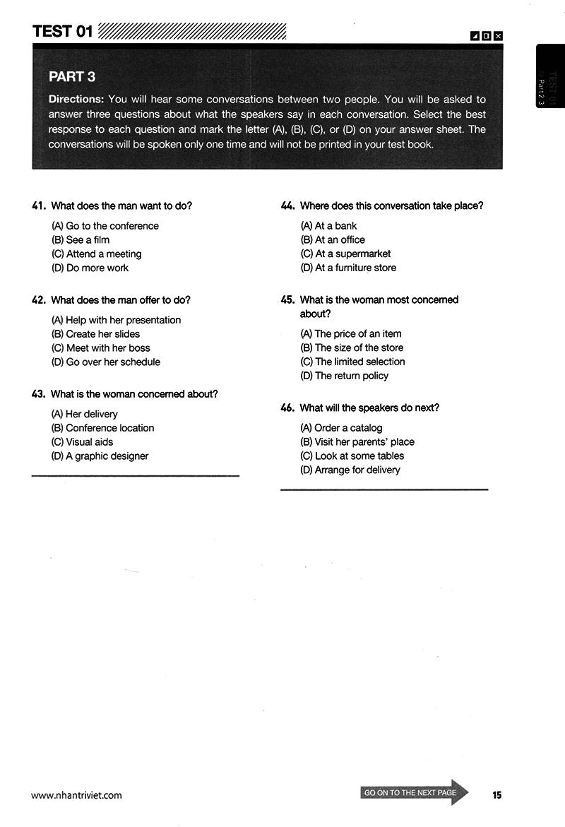Complete TOEIC Listening Comprehension