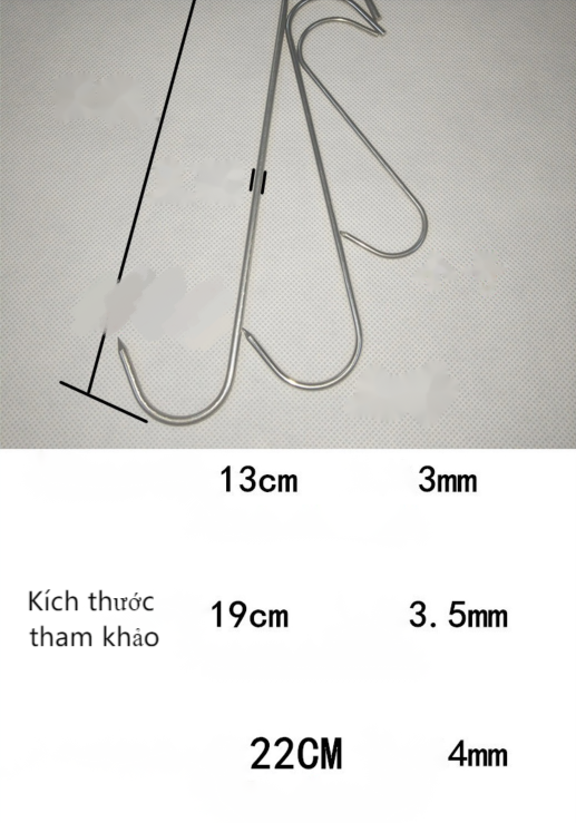 Móc treo thịt - gà - vịt - inox không gỉ