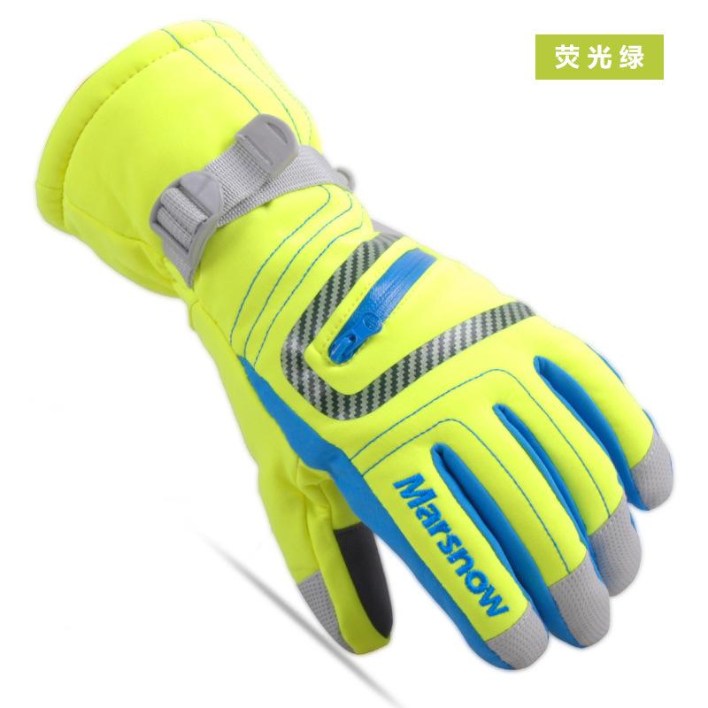 Dày Mùa Đông Ngoài Trời Thể Thao Trượt Tuyết Găng Tay Cảm Ứng Màn Hình Đi Xe Đạp Ấm Cha Mẹ-Găng Tay Trẻ Em Bé Gái Và Bé Trai Nam Nữ găng Tay