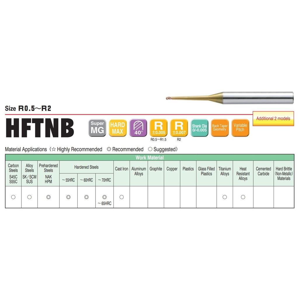 Dao Phay Cầu Cổ Côn Union Tool Model HFTNB3015-200-18, Dao phay ngón gia công sau nhiệt, thép có độ cứng cao