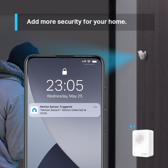 Cảm biến chuyển động thông minh Tapo T100 | Phát hiện chuyển động | Cài đặt / Cảnh báo qua App Tapo | Bảo hành 1 năm | Hàng Chính Hãng