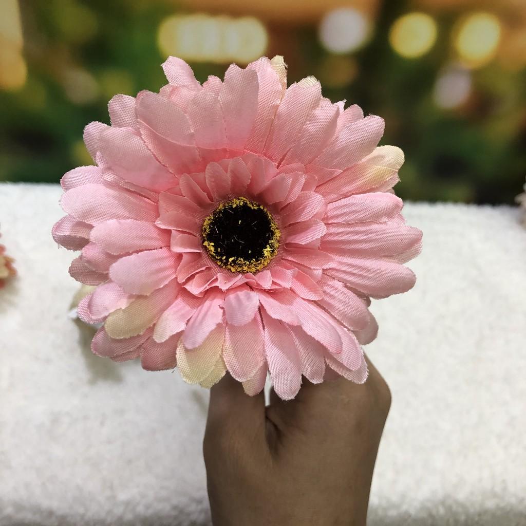 Hoa Giả Hoa Lụa - HOA ĐỒNG TIỀN DÀI 25CM TRANG TRÍ NHÀ CỬA