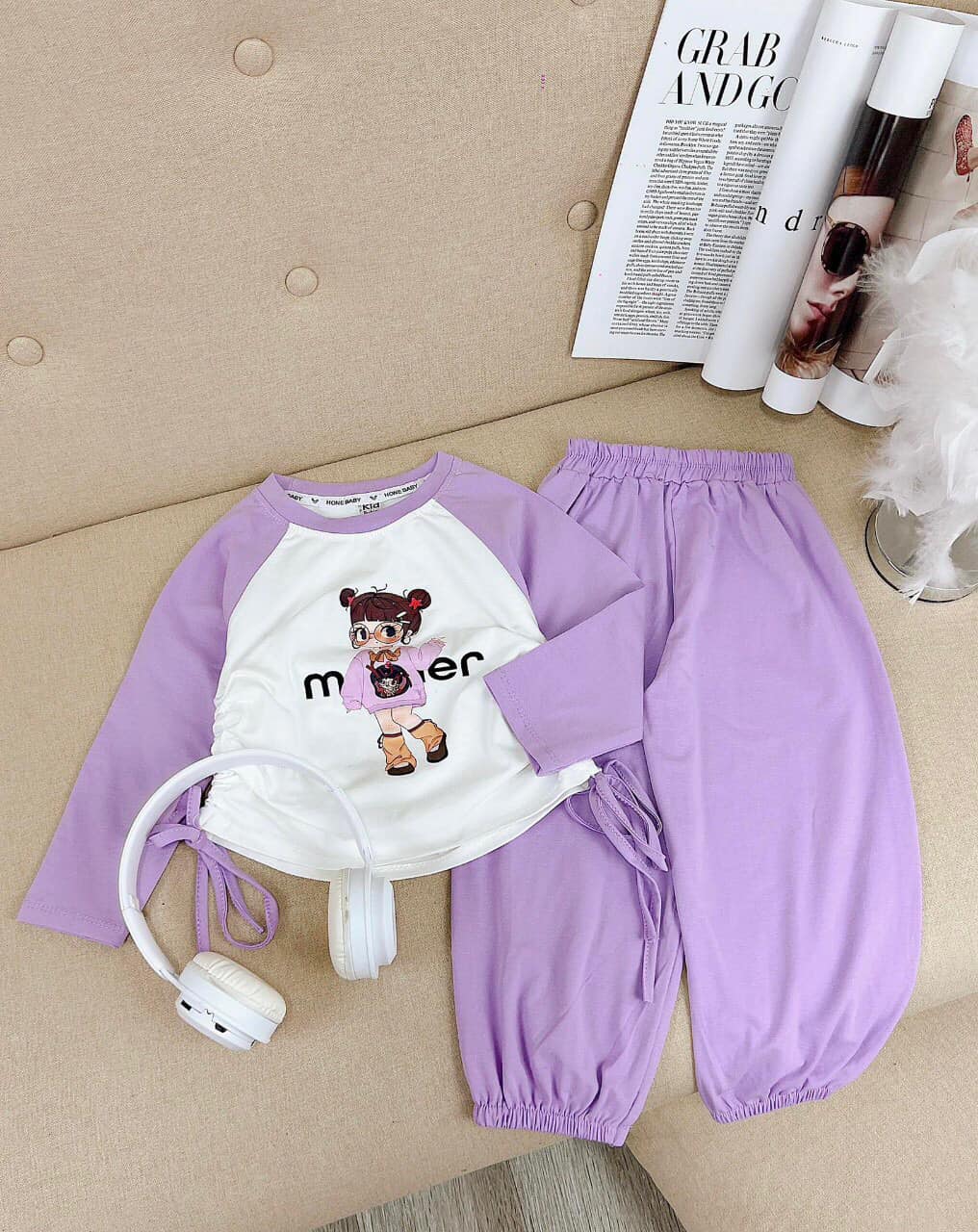 Xả thanh lý set bộ coton cho bé size 14-16kg