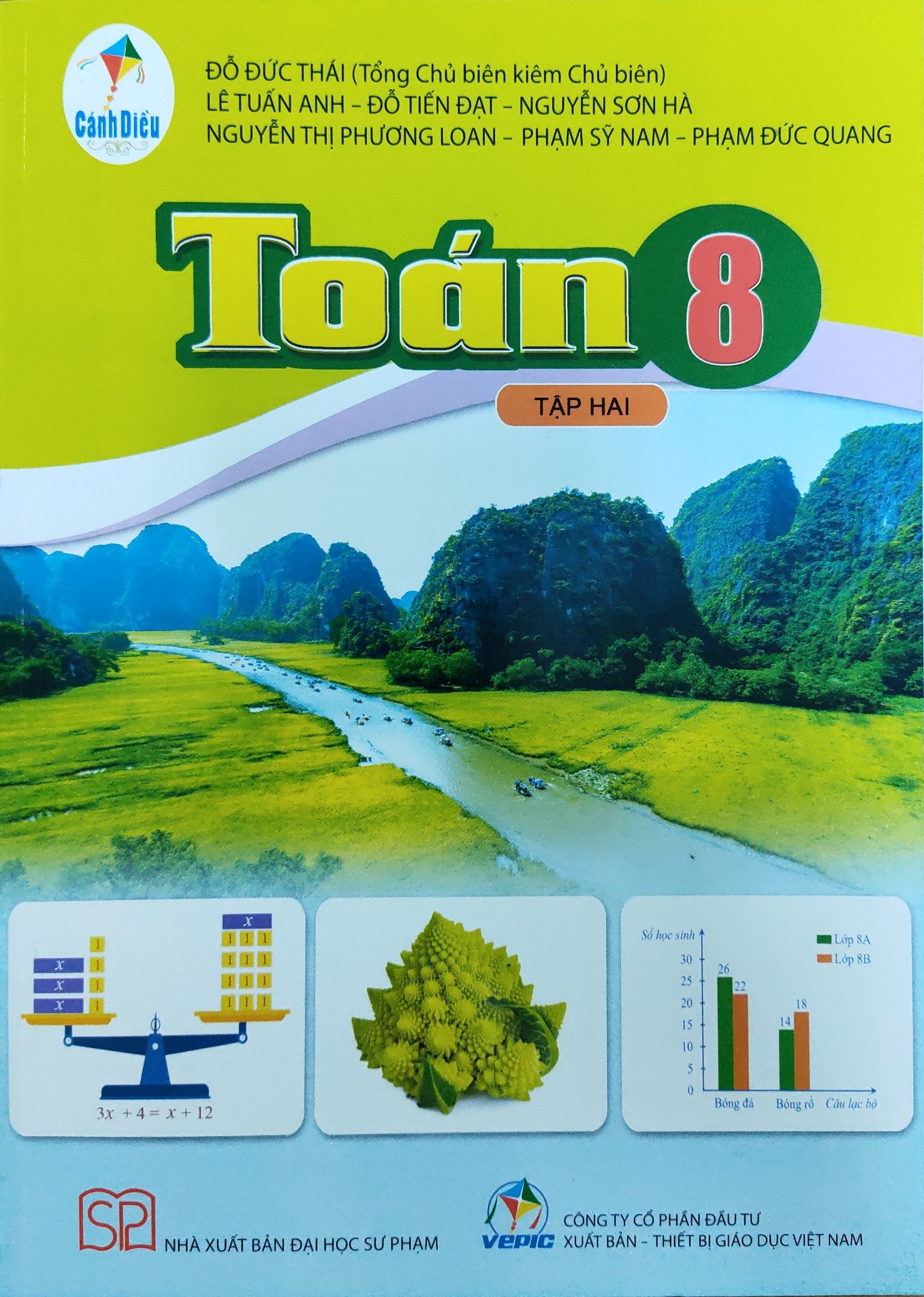 Toán lớp 8 Tập 2 (Bộ sách Cánh Diều)