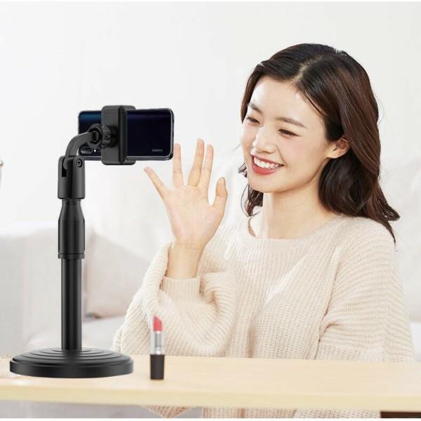 Giá Đỡ Điện Thoại - Kệ Cài Điện Thoại livestream xem video Ổn Định Xoay 360 Độ dùng để Quay Phim Ghi Hình Đa Dụng