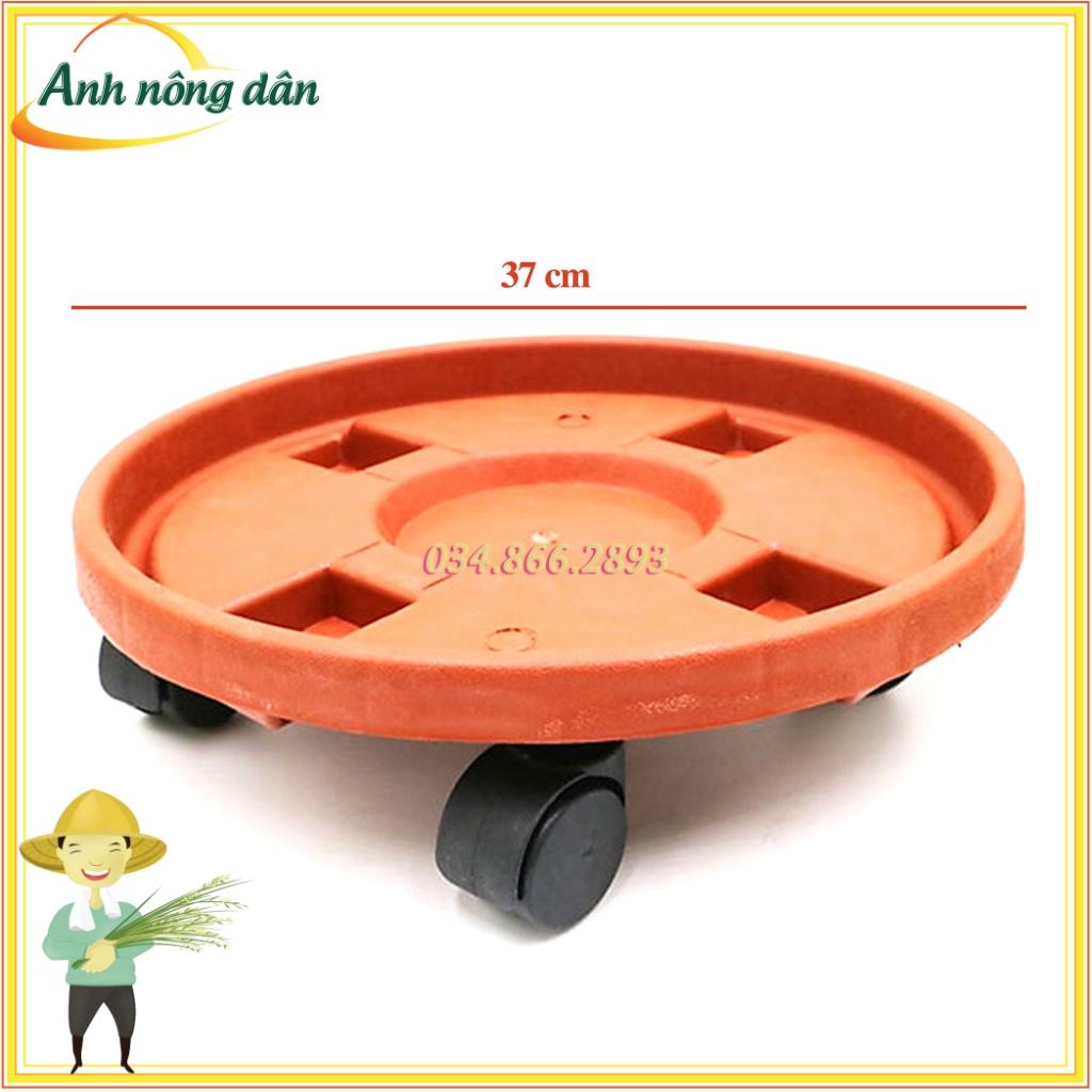 Kệ/giá để chậu cây đường kính 37cm có 4 bánh xe, dễ dàng di chuyển, tiện dụng