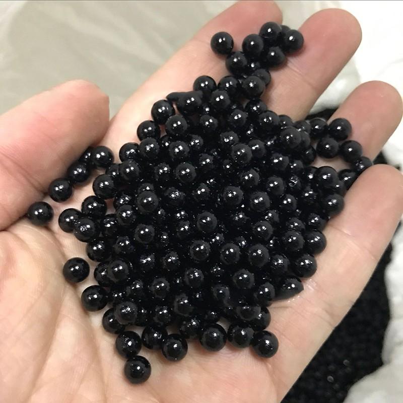 Hạt bẹt, hạt ngọc trai nhựa không lỗ xỏ 4-5- 6mm - 8mm - 10mm - 12mm gói 1kg