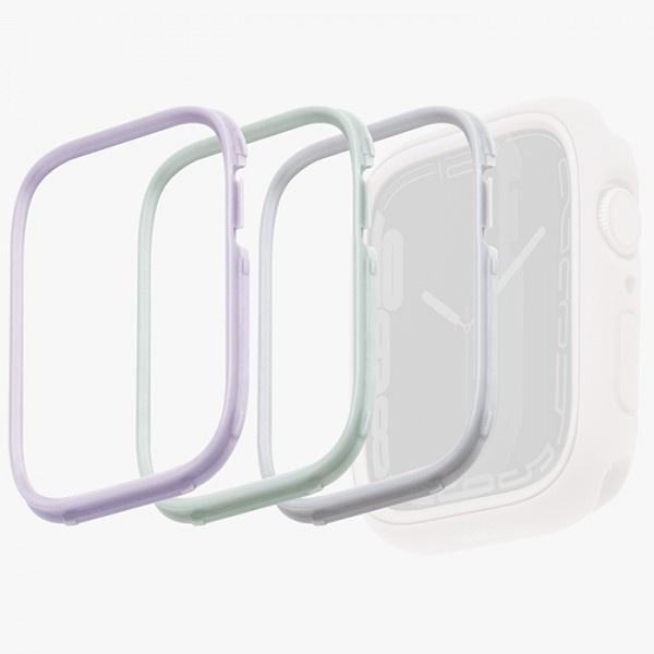 Ốp dành cho Apple Watch UNIQ Moduo Case Cho Series 7 Viền Nhựa Đổi Màu Chất Liệu Cao Cấp Bảo Vệ Toàn Diện - HÀNG CHÍNH HÃNG