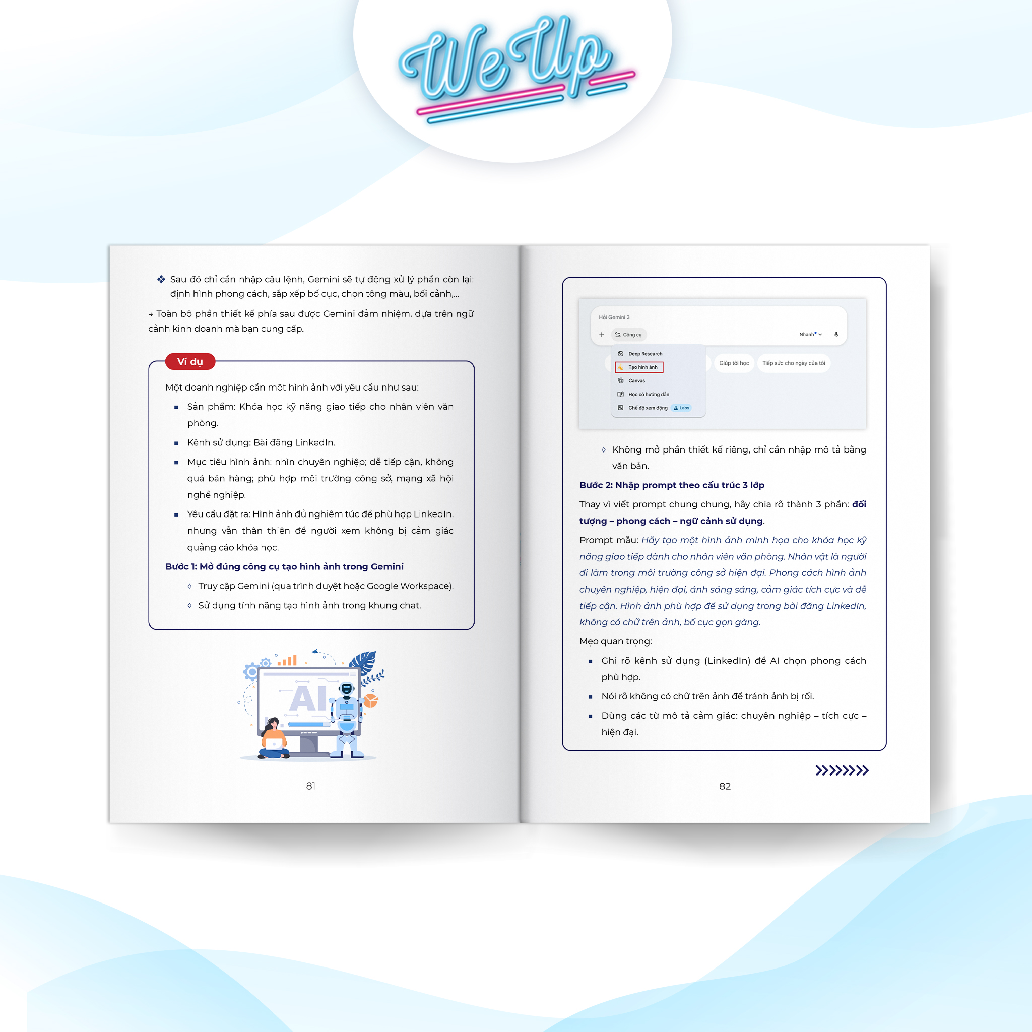 Sách Hướng dẫn sử dụng AI "siêu mạnh" Google Gemini và Google AI studio