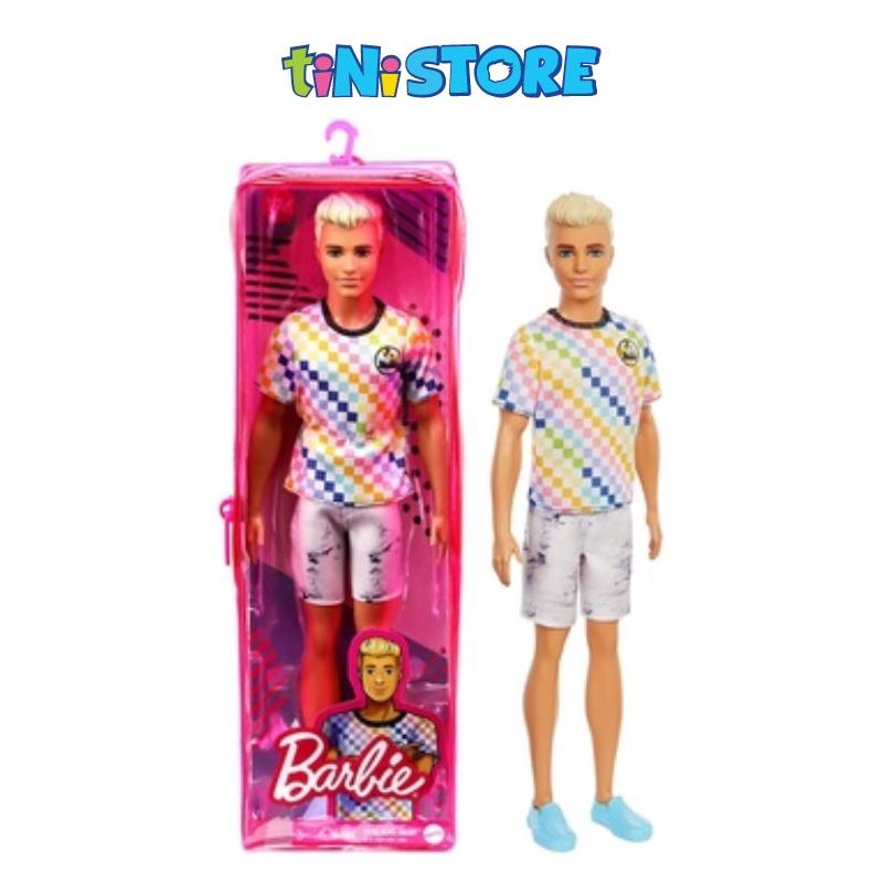 Đồ chơi búp bê nam thời trang áo cầu vồng Barbie