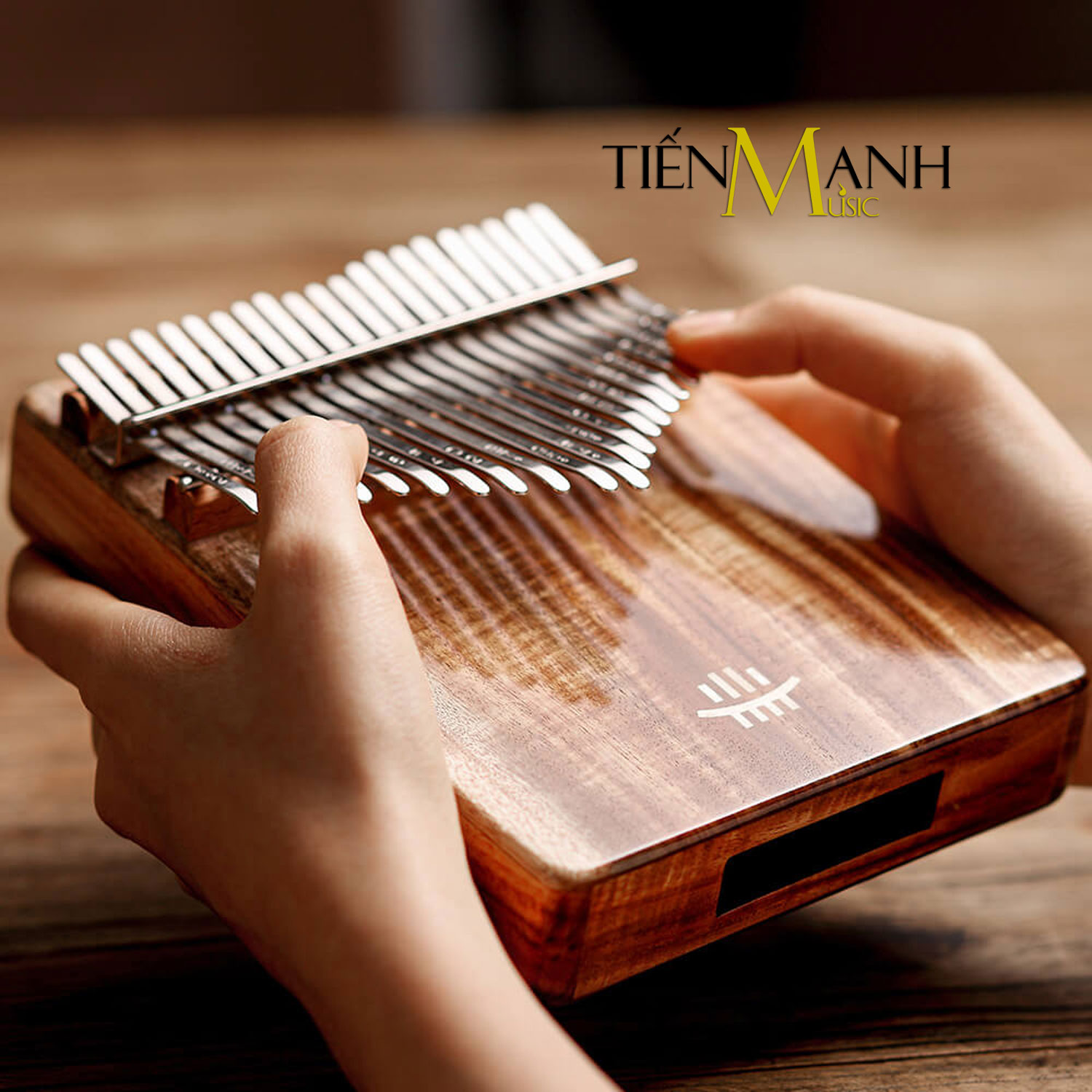 Đàn Kalimba 21 Phím Hluru KC21-KO, KC21-WA, KC21-RW (Gỗ Koa,Walnut, Rosewood) Hàng Chính Hãng - Kèm Móng Gẩy DreamMaker