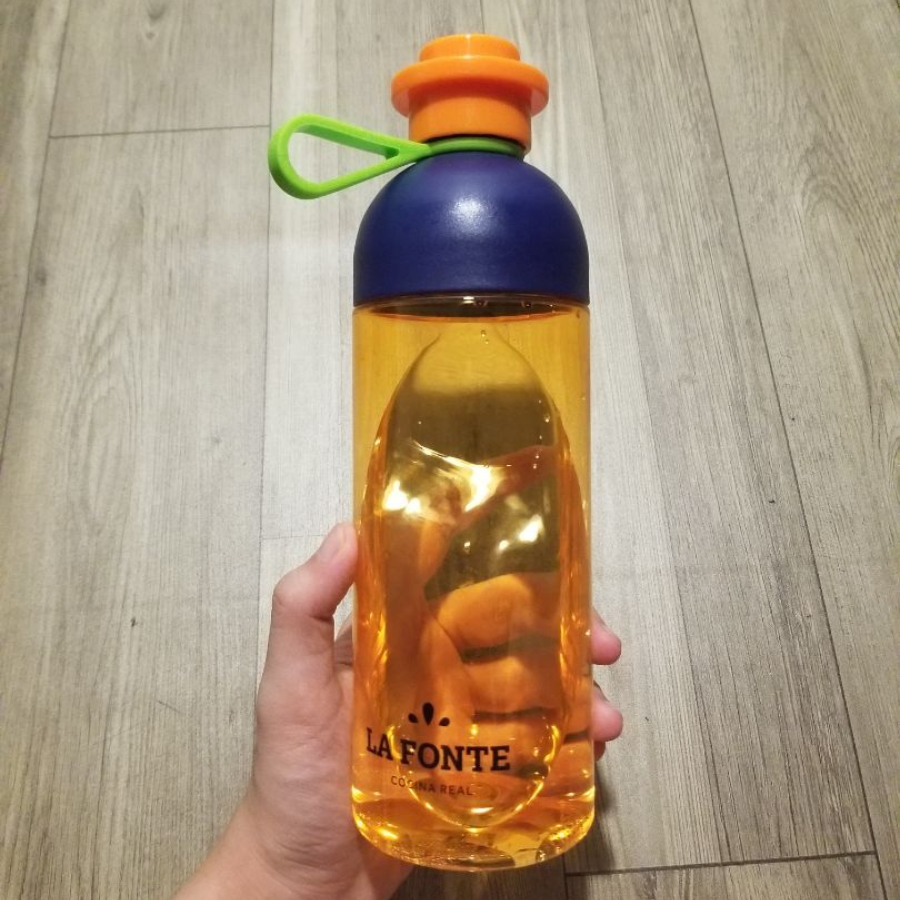 Bình Nước Uống La Fonte 600ml Màu Cam - 886204