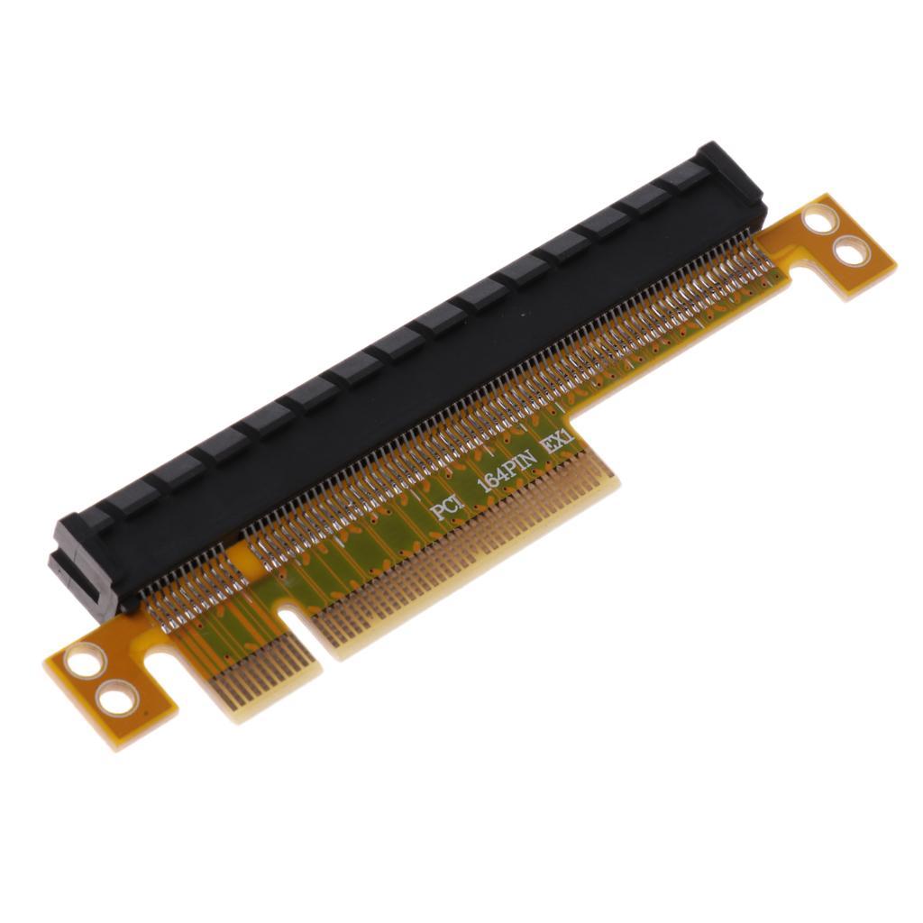 1Pcs PCI-E Express 8X to 16X Adapter Riser Card Without Extended Cable