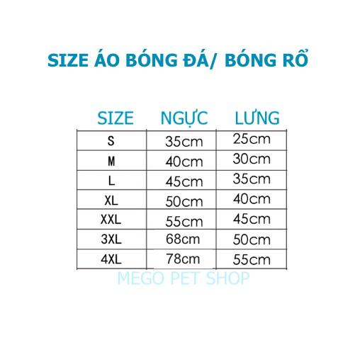 ÁO CHÓ MÈO CÓ SIZE LỚN - ÁO BÓNG RỔ